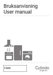 Manual Cylinda F 1085F Freezer