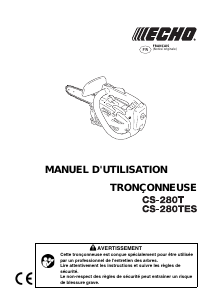 Mode d’emploi Echo CS-280T Tronçonneuse