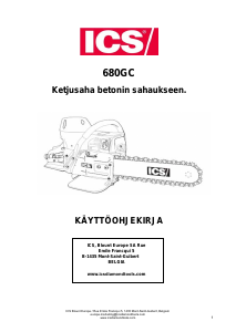 Käyttöohje ICS 680GC Ketjusaha