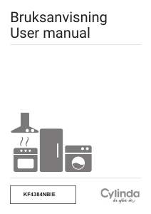 Manual Cylinda KF 4384NBIE Fridge-Freezer