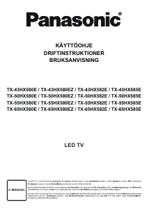 Käyttöohje Panasonic TX-43HX580E LED-televisio