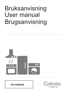 Brugsanvisning Cylinda KF 3185NVE Køle-fryseskab