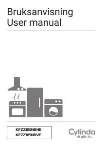 Manual Cylinda KFZ 2385NBVE Fridge-Freezer