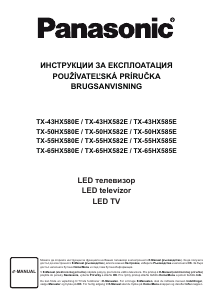 Brugsanvisning Panasonic TX-50HX580EZ LED TV