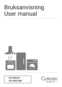 Bruksanvisning Cylinda KF 1385LFF Kyl-frys