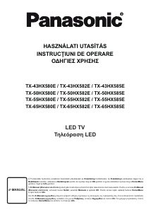 Használati útmutató Panasonic TX-50HX580EZ LED-es televízió