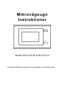Manual Cylinda IM 5131S V Microwave