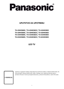 Priručnik Panasonic TX-50HX585E LED televizor