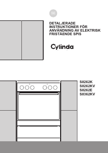 Bruksanvisning Cylinda S 8362 KV Spis