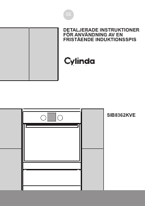 Bruksanvisning Cylinda SIB 8362 KVE Spis