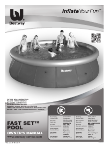 Manual Bestway BW57008 Fast Set Swimming Pool