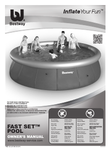 Manual Bestway BW57018 Fast Set Swimming Pool