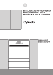 Bruksanvisning Cylinda SIB 8362 KV ERF Spis