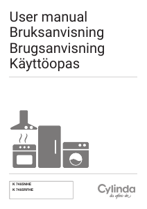 Brugsanvisning Cylinda K 7485HE Køleskab