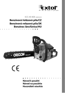 Manuál Extol ECS 45-405 Motorová pila