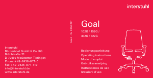 Manuale Interstuhl Goal 302G Sedia da ufficio