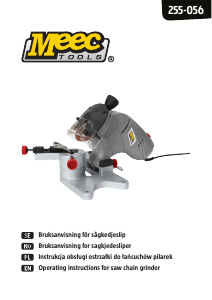 Manual Meec Tools 255-056 Chainsaw Chain Sharpener