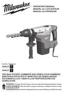 Manual Milwaukee 5426-21 Rotary Hammer