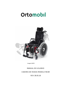 Manual Ortomobil MA3R Cadeira de rodas