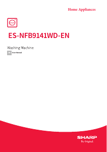 Handleiding Sharp ES-NFB9141WD-EN Wasmachine