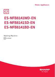 Manual Sharp ES-NFB8141WD-EN Washing Machine