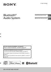 Manual Sony MEX-N5150BT Car Radio