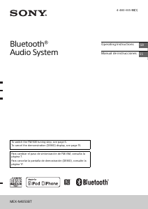 Manual de uso Sony MEX-N4050BT Radio para coche