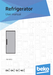 Manual BEKO FBI 5850 Freezer