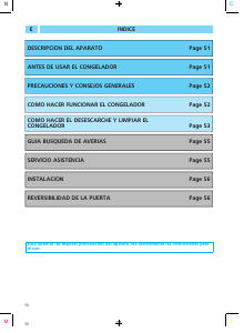 Manual de uso Whirlpool AFE 965/B Congelador