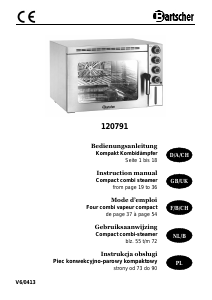 Instrukcja Bartscher 120791 Kuchenka mikrofalowa