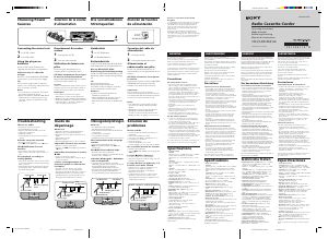 Handleiding Sony CFS-E14S Stereoset