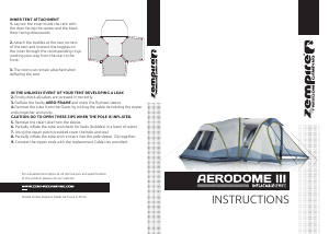 Manual Zempire Aerodome III Tent