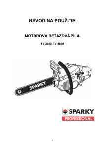 Návod Sparky TV 4040 Reťazová píla