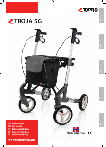 Bedienungsanleitung Topro Troja 5G Rollator