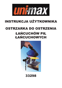 Instrukcja Uni-Max 33298 Ostrzałka do łańcuchów