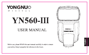 Manual Yongnuo Speedlite YN560 III Flash