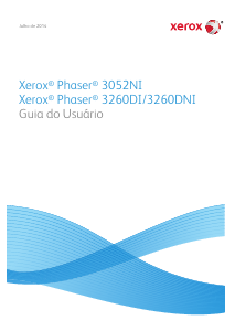 Manual Xerox Phaser 3260 Impressora