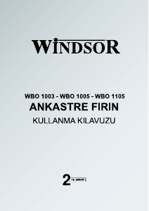 Kullanım kılavuzu Windsor WBO 1003 Fırın