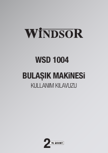 Kullanım kılavuzu Windsor WSD 1004 Bulaşık makinesi