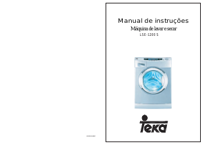 Manual Teka LSE-1200 S Máquina de lavar e secar roupa