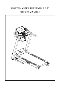 Bruksanvisning Sportsmaster T2 Tredemølle