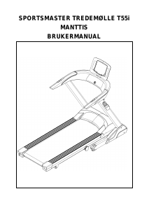 Bruksanvisning Sportsmaster T55i Tredemølle