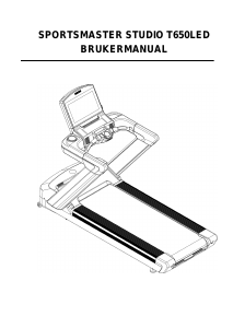 Bruksanvisning Sportsmaster T650 Tredemølle