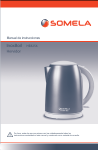 Manual de uso Somela InoxBoil HE8256RD Hervidor