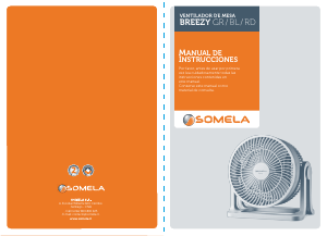 Manual de uso Somela Breezy GR Ventilador