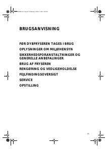 Brugsanvisning Whirlpool AFG 821 NF Fryser