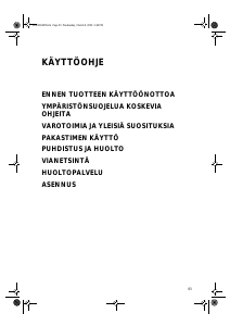 Käyttöohje Whirlpool AFG 831/1 NF UP FR Pakastin