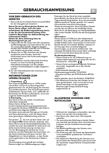Bedienungsanleitung Whirlpool GK PRIMELINE 18 Gefrierschrank