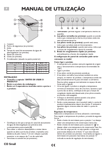 Manual Whirlpool WH1000 M Congelador