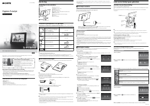 Handleiding Sony DPF-C70A Digitale fotolijst